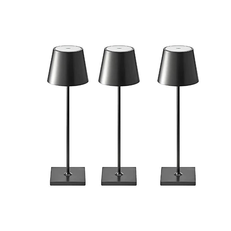 LumiFlex – Luxuriöse kabellose Tischlampe mit einstellbarer Beleuchtung