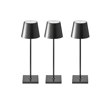 LumiFlex – Luxuriöse kabellose Tischlampe mit einstellbarer Beleuchtung