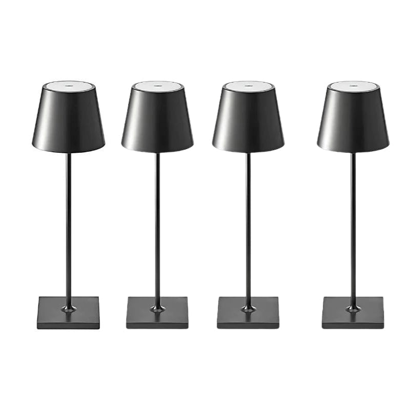 LumiFlex – Luxuriöse kabellose Tischlampe mit einstellbarer Beleuchtung