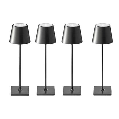 LumiFlex – Luxuriöse kabellose Tischlampe mit einstellbarer Beleuchtung