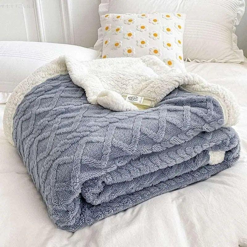 Warmes Fleece-Decke aus 100% Polyester – Hypoallergen und bequem für kalte Nächte