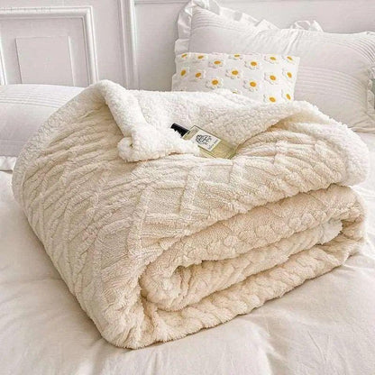 Warmes Fleece-Decke aus 100% Polyester – Hypoallergen und bequem für kalte Nächte