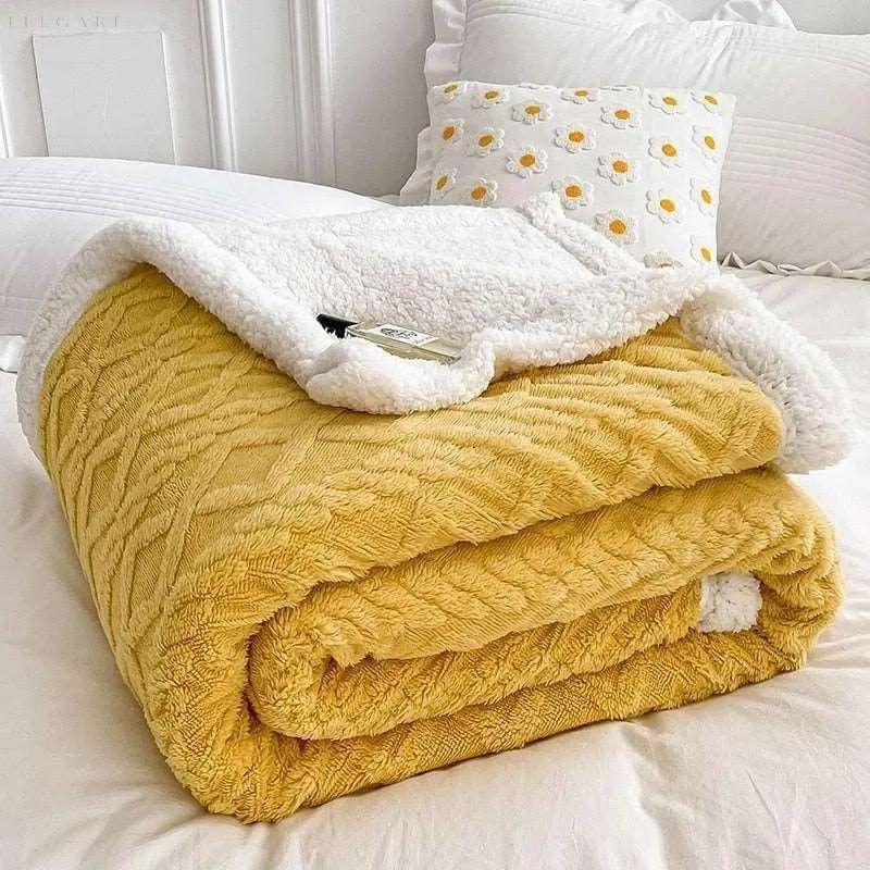 Warmes Fleece-Decke aus 100% Polyester – Hypoallergen und bequem für kalte Nächte