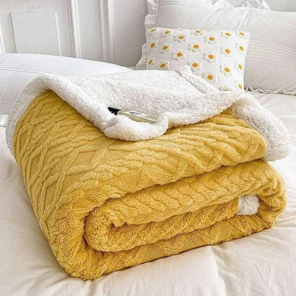 Warmes Fleece-Decke aus 100% Polyester – Hypoallergen und bequem für kalte Nächte