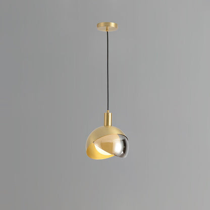 Moderne Hängeleuchte - Minimalistische Lampe aus Metall und Glas, Urban Design