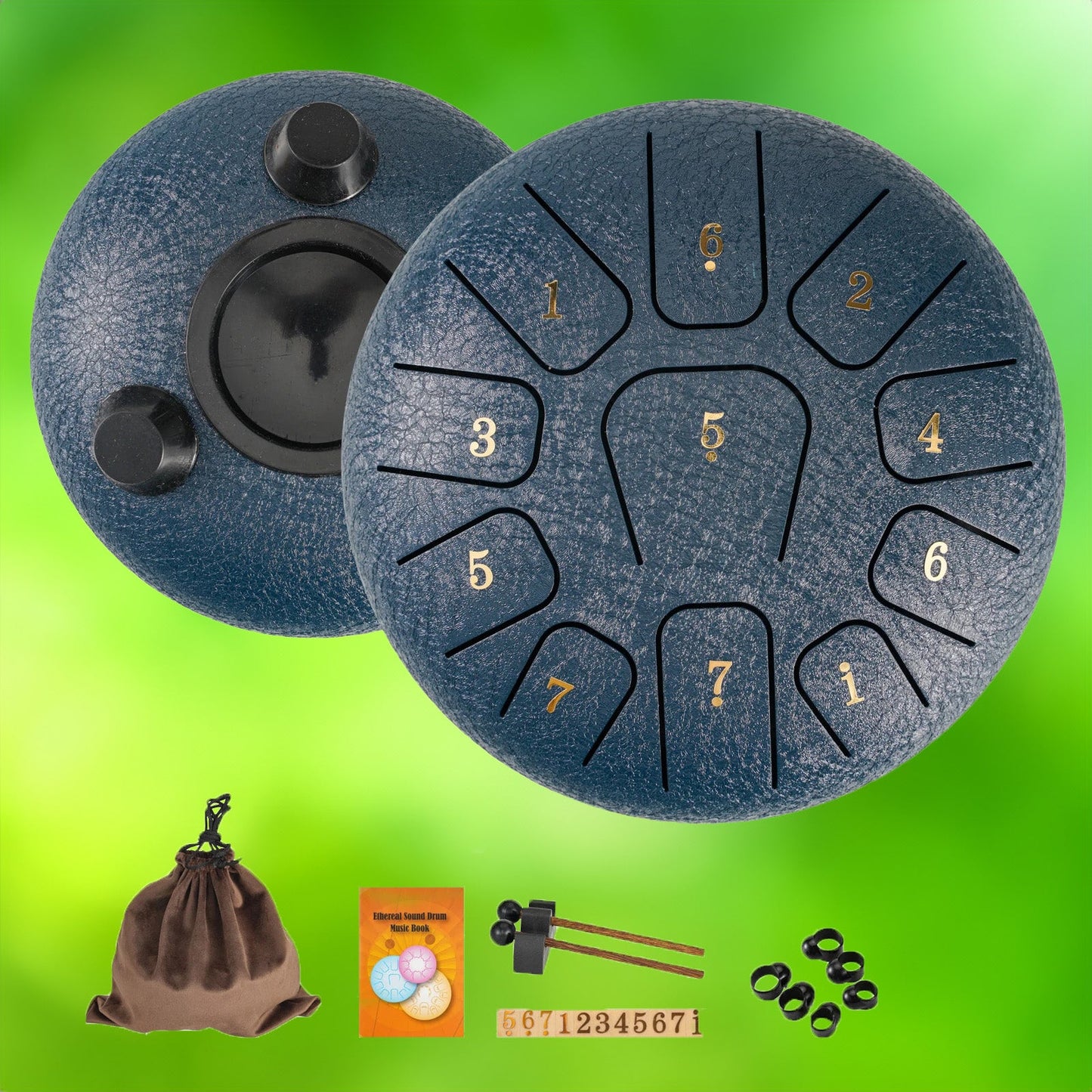 Stahlzungen Trommel - 6 Zoll mit 11 Noten