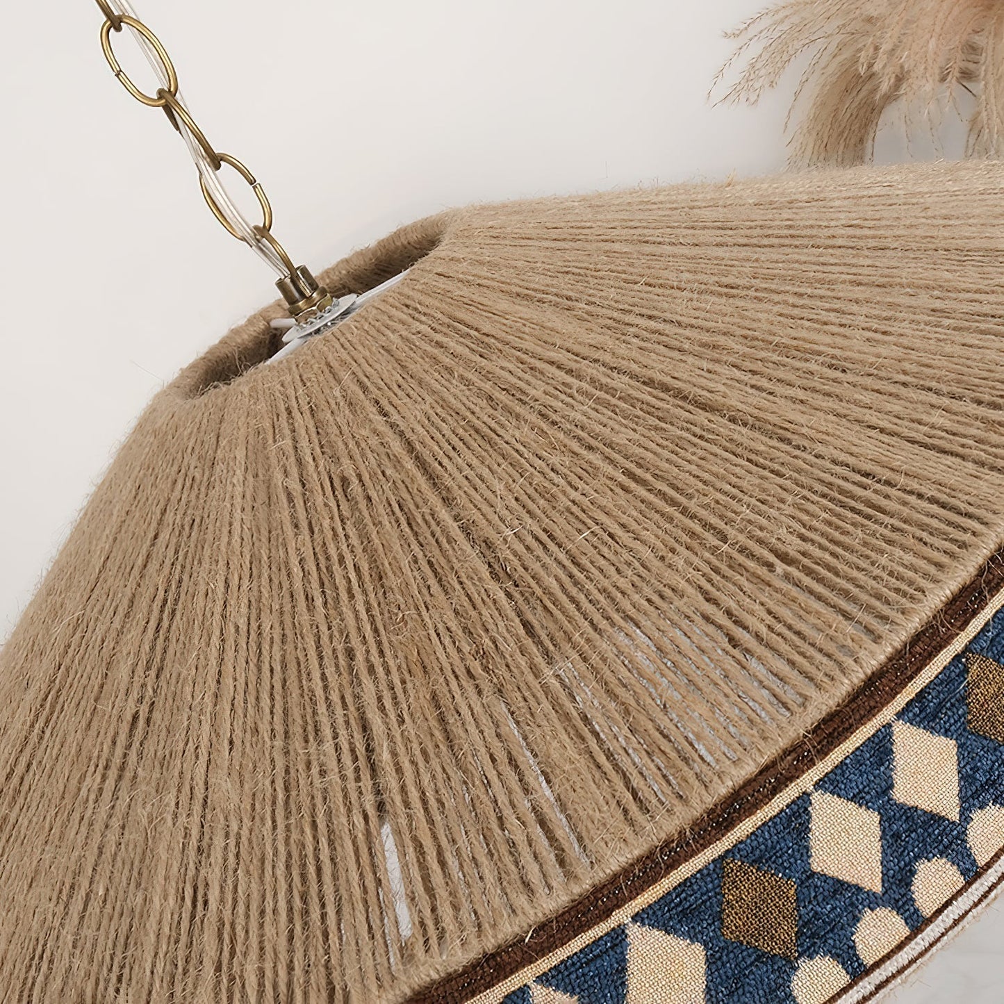 Suspension Bohemian Fringe - Pendelleuchte mit Fransen und tribalem Design