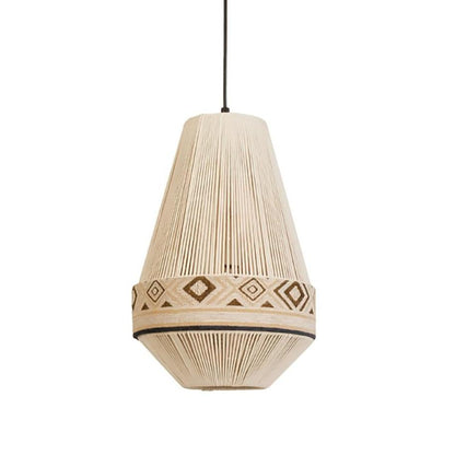 Suspension Bohemian Fringe - Pendelleuchte mit Fransen und tribalem Design