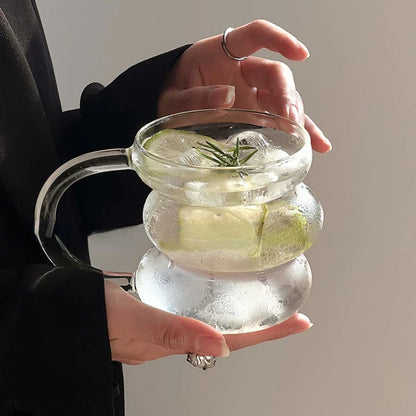 BubbleShape - Glas-Tasse mit einzigartigem Design