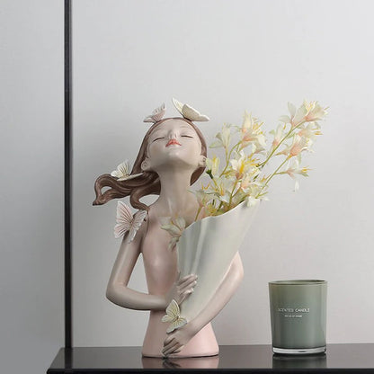 Garduru Forest Girl Figur Figur Vase