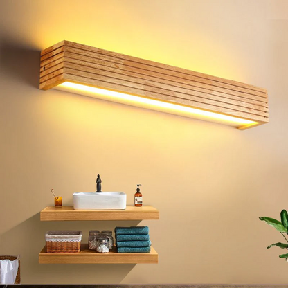 Wandleuchte Modern Holz LED Leuchte