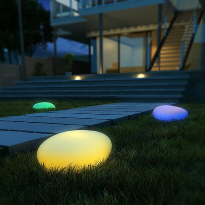 Royallure Außen LED Pflasterstein Gartenlicht mit 16 Farben & Fernbedienung