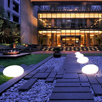 Gartenlampe Cobblestone – Außenbeleuchtung wasserdicht mit Fernbedienung und 16 LED-Farben