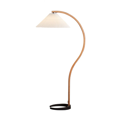 Garduru Stehleuchte im Caprani Design | LED Beleuchtung | Modernes Holz-Look | Elegante Wohnraum-Deko