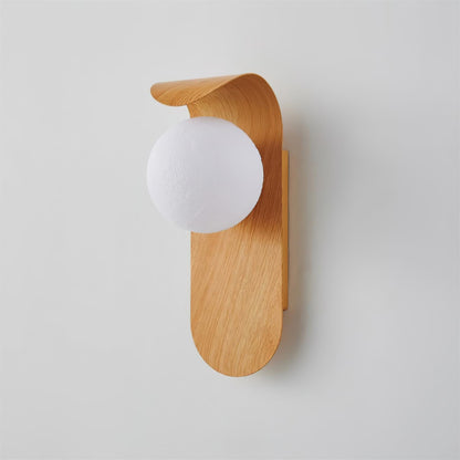 Garduru Light – Retro Holz-Acrylglas LED Wandleuchte