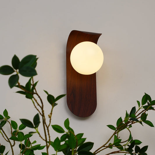 Garduru Light – Retro Holz-Acrylglas LED Wandleuchte