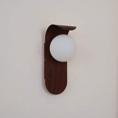 Garduru Light – Retro Holz-Acrylglas LED Wandleuchte