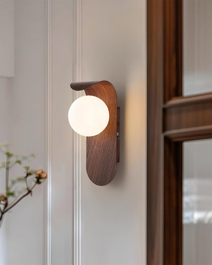 Garduru Light – Retro Holz-Acrylglas LED Wandleuchte