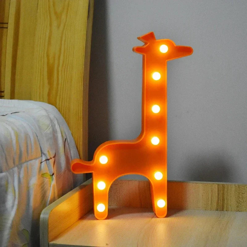 SafariLumina – Tischlampe Mit Tiermotiv