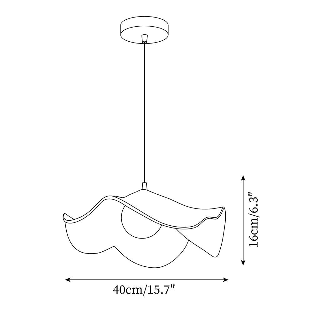 Garduru Pendelleuchte im modernen Design | Elegante Deckenlampe | Wohnraumbeleuchtung