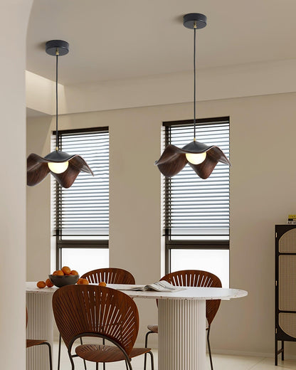 Aufhängung Casia Unique – Design Lotus mit Metall- und Harzoberfläche