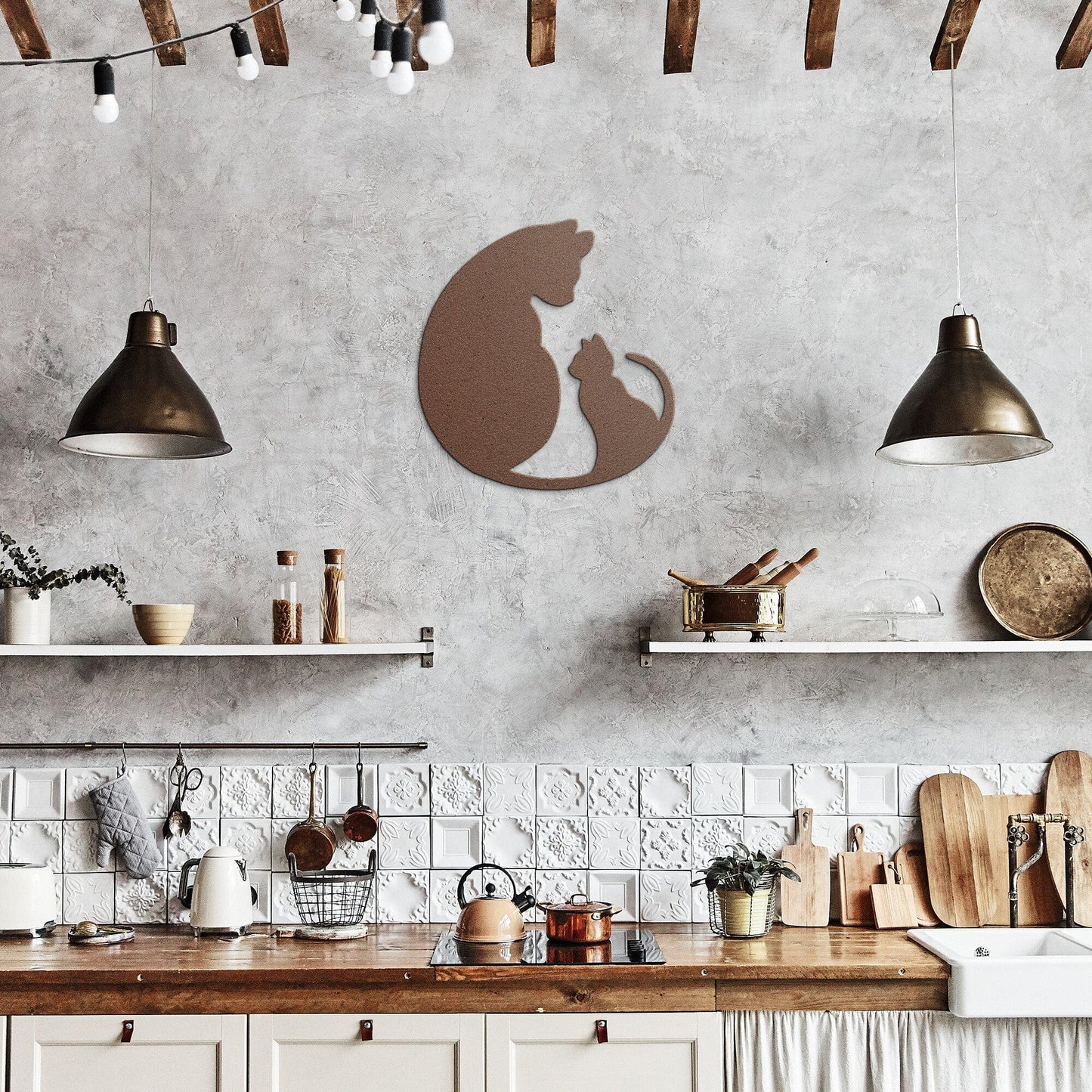 Cat Lover - Stahlzeichen