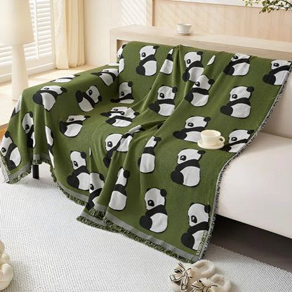 Chantesse Panda Leopard Print Sofa Bezug