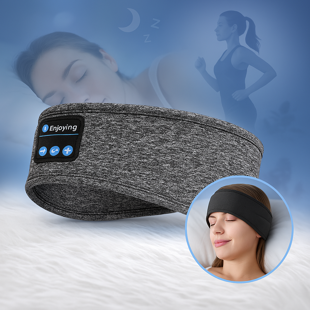 Bluetooth Schlafkopfhörer mit weichem Kopfband