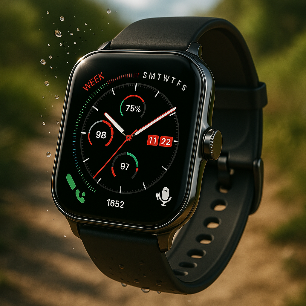 Smartwatch Fitness Tracker mit Gesundheitsüberwachung