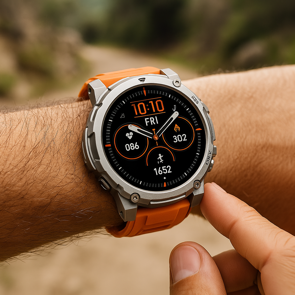 Smartwatch Rugged Wasserdicht Fitness Outdoor Tracker