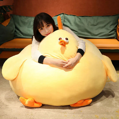 Riesige Plüschfigur BigChick CuddleBuddy – Weiches Kissen und Kuschelbegleiter für Kinder und Erwachsene