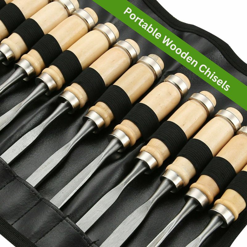 12 Stück Holzschnittmeißel Set