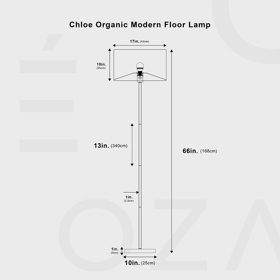 Chloe Organische Moderne Stehlampe