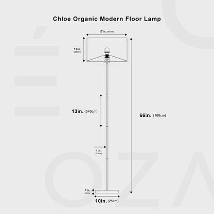 Chloe Organische Moderne Stehlampe