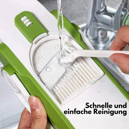 Verstellbarer multifunktionaler Gemüseschneider – Profi Küchenhobel mit Auffangbehälter