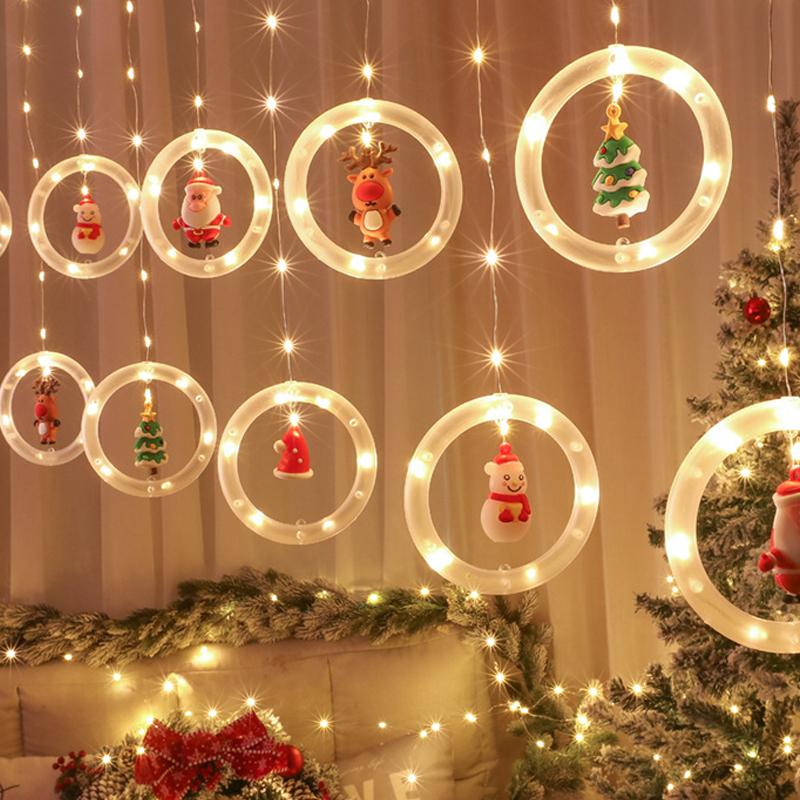 TwinkleJoy Weihnachtsbeleuchtung – LED-Lichterkette mit festlichen Figuren