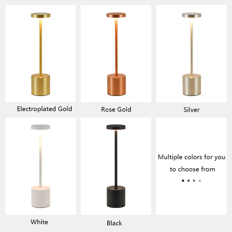 LumeElegance - Touch Sensor Wiederaufladbare LED Tischlampe