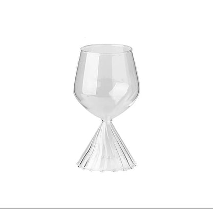 Cocktailgläser – Kristallglas mit gewelltem Fuß – Spülmaschinengeeignet