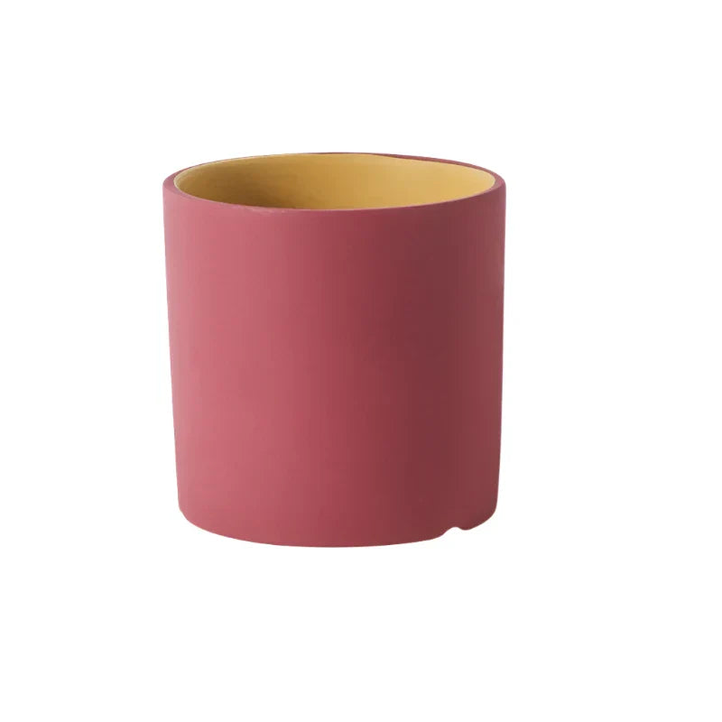 VividSphere – Luxus Rund Keramik Blumentopf mit Hand-Glasiertem Eleganz