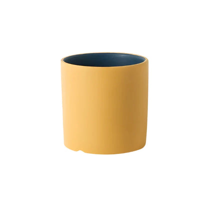 VividSphere – Luxus Rund Keramik Blumentopf mit Hand-Glasiertem Eleganz