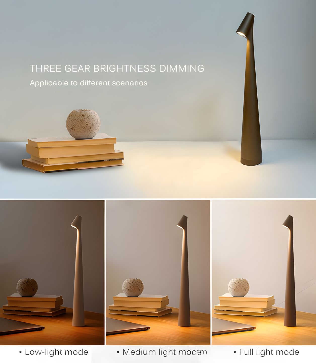 LumiSlim – Stilvolle dimmbare Tischlampe mit raffinierter Eleganz