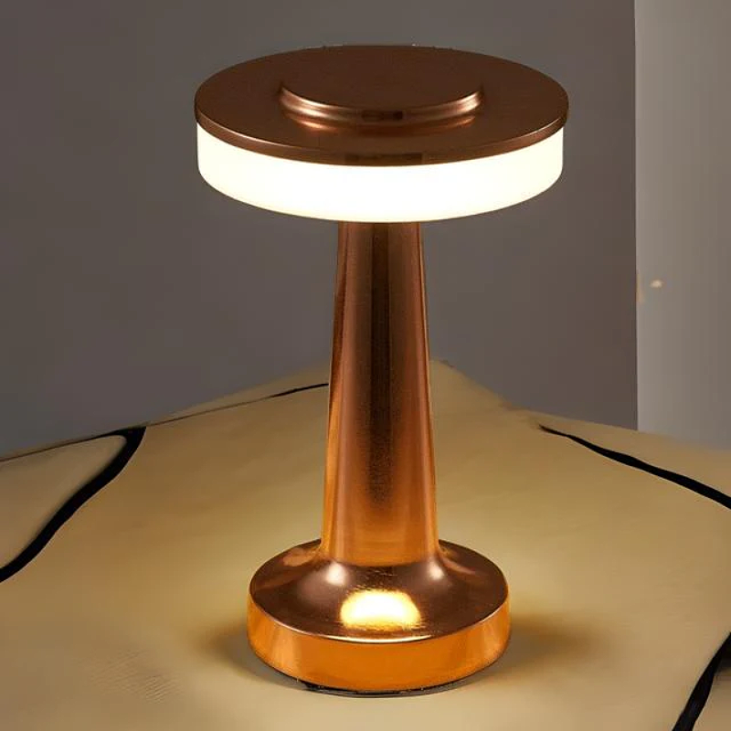 Drahtlose Minimalistische Tischlampe – Modernes Design – Dimmbare LED-Beleuchtung