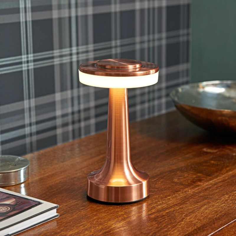 Drahtlose Minimalistische Tischlampe – Modernes Design – Dimmbare LED-Beleuchtung