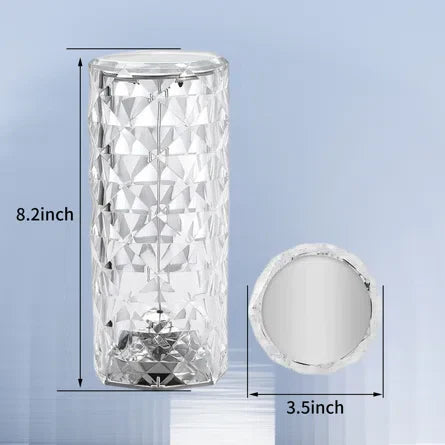 CrystalGlow – Luxus Tischlampe mit funkelndem Design