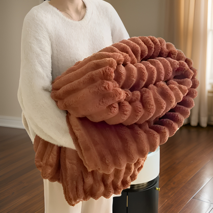 Garduru-Soft Fleece Decke – Gemütlicher Komfort mit elegantem Stil