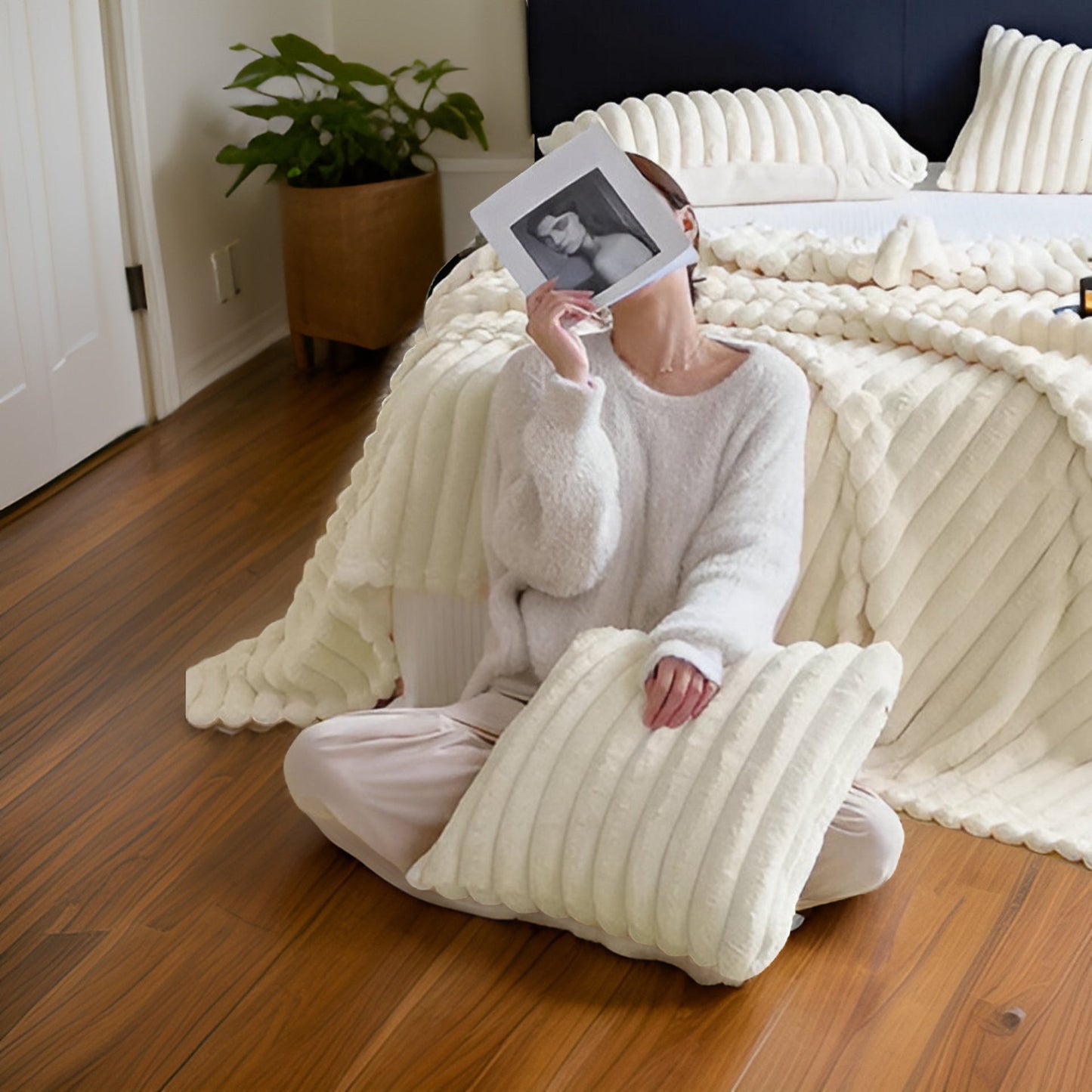 Garduru | Warme und kuschelige Fleecedecke für das Wohnzimmer