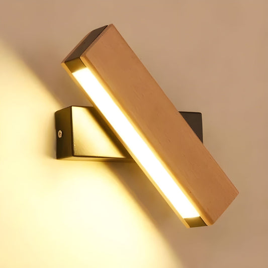 NordLume - Minimalistische Holz-Wandleuchte