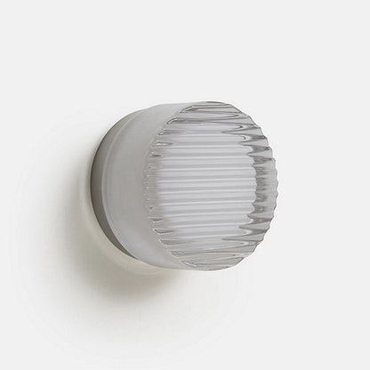 Moderne runde LED Wandleuchte – Sanftes Licht mit Glasdiffusor Mylk für Wohnzimmer und Schlafzimmer