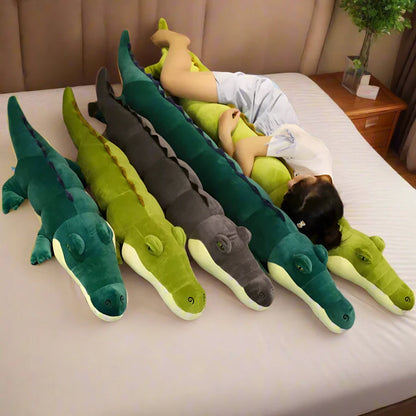 Krokodil Lange Plüsch-Körperkissen