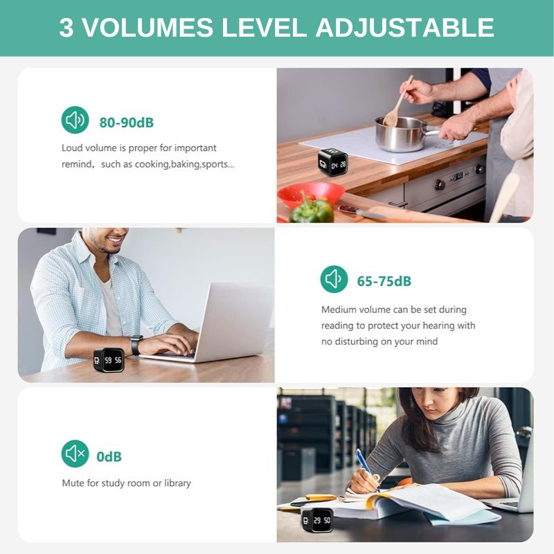 Smart Cube Timer mit Schwerkraftsensor und LED-Anzeige